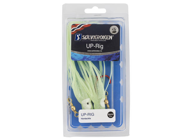 Sølvkroken UP Rigg - Havtackle Str. 8/0 - Sene 0,80mm - Lengde 220cm 